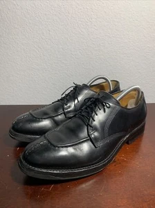 Allen Edmonds Dellwood Men’s 9 E Black Split Toe Oxford Vibram Dress Shoe - Picture 1 of 8