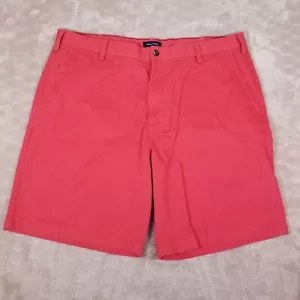 Nautica Deck Shorts Mens 40W Salmon Red Classic Fit Bermuda 100% Cotton - Picture 1 of 9