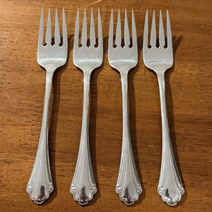 Juego de 4 tenedores de ensalada Oneida FALKIRK de acero inoxidable de 6-5/8" - Imagen 1 de 5