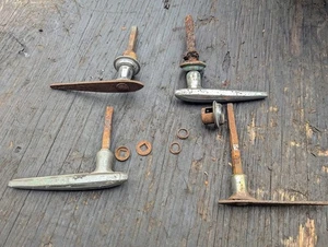 1936 1937 CORD 810 812 WESTCHESTER ORIGINAL DOOR HANDLES HANDLES CHROME TRIM - Picture 1 of 13