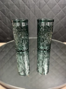 (2)  Godinger Crystal Jax Highball Green 14oz Glasses - Picture 1 of 5