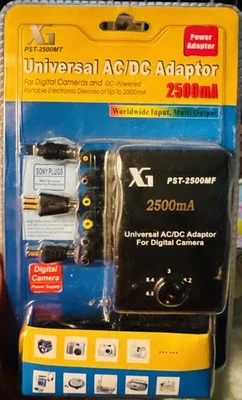 Adaptador universal de CA/CC para cámaras digitales PST2500-MT - Fuente de alimentación Fuji Sony Foto 1 de 3