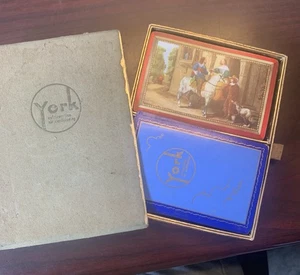 Vintage YORK Refrigeration And Air Conditioning Ad Playing Cards - Picture 1 of 4