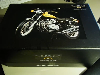 nur Verpackung für Kawasaki Z1 900 Minichamps 1/12 Super 4 Candy Green/Yellow - Bild 1 von 4