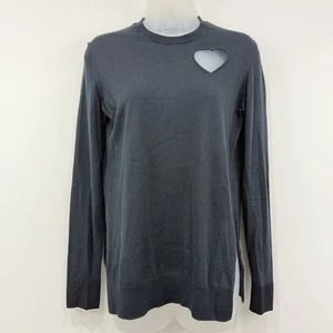 Proenza Schouler Pullover Damen S Seide Herz Cutout leicht Capsule Artsy - Bild 1 von 15