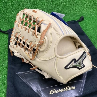 Guante de béisbol duro Mizuno Global Elite LHT rubio 12,75 guante de campo nuevo Foto 1 de 4