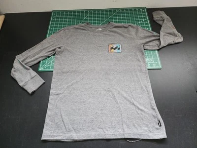 Billabong Grey Wave Logo Boy Футболка с длинным рукавом Большой (14) Премиум Серый - Изображение 1 из 4
