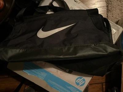 Nike Brasilia LARGE Duffle Bag DO9193-010 Color BLACK 26” Length - Image 1 of 4