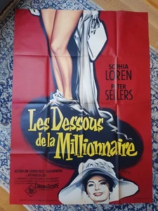 Plakat 1960 DIE DESSOUS DE LA MILLIONÄR 120x160 Sophia LOREN /KERFYSER - Bild 1 von 1