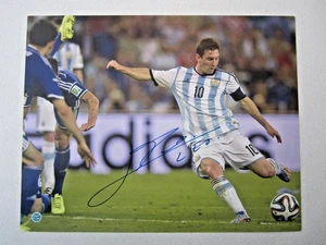 LIONEL MESSI Signed Photo 11x14 On Field SOCCER GOAT Autograph w/COA (CP) - Picture 1 of 4