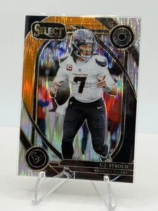 C.J. Stroud 2024 Panini Select Black & Orange Prizm Shock 233 - Picture 1 of 2