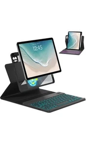 Keyboard Case for iPad Air 5th 4th Generation 10.9 inch Pro 11 1st/2nd/3rd/4th, - Afbeelding 1 van 4