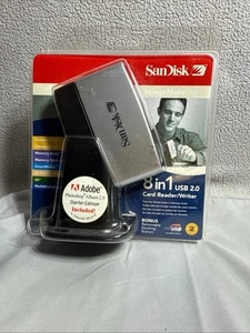 Sandisk ImageMate 8 in 1 USB 2.0 Card Reader/Writer SDDR-88-A15 New Sealed - Picture 1 of 4