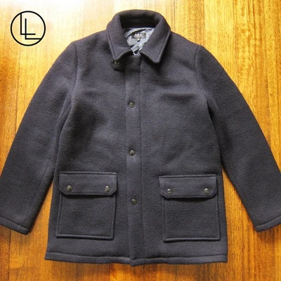 A.P.C Rue Madame Paris Men’s Navy Wool Jacket (Size S) ITALIAN FABRIC - Image 1 of 4