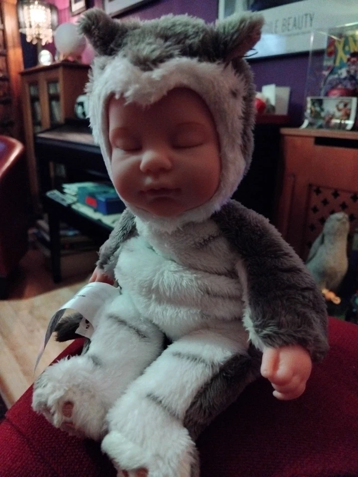 Muñeca Baby Kitten Anne Geddes 9 pulgadas Little Sister 2022 llena de frijoles nueva sin caja  Foto 1 de 4