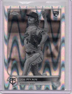 2022 Topps Chrome Sonic - Joe Ryan #48 Black & White RayWave Refractor (RC) - Picture 1 of 2