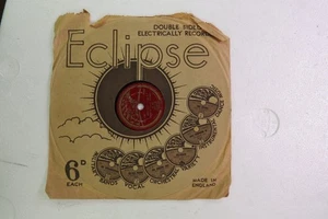 Leslie Sarony - ECLIPSE 140 - Rhymes Part 1 & 2 - 8 Inch Disc - Picture 1 of 6