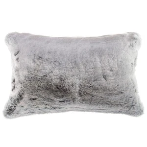 NEW Evelyne Prelonge Faux Fur Cushion Glacier 40x60cm - Picture 1 of 4