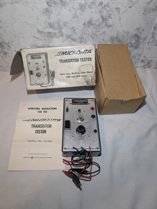 Micronta Dynamic Transistor Tester 22-024 Radio Shack W/ Box & Manual - Picture 1 of 6