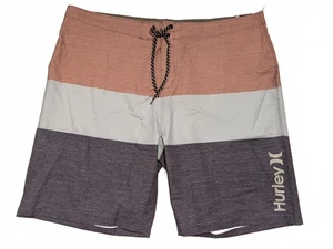 Hurley Herren Colorblock Boardshorts Beachwear Herren Größe 42 10" Schrittlänge Neu mit Etikett - Bild 1 von 10