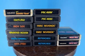 Atari Vintage 1981 & 1982 13 Stück Spiel Programm Sammlung - Bild 1 von 4