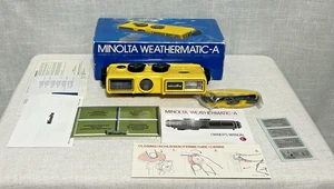 Minolta Weathermatic A Camera Underwater Point & Shoot 110 With Box - Picture 1 of 17