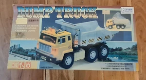 Vintage 90s DUMP TRUCK friction battery operated NOS UNTESTED - Picture 1 of 7