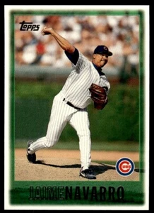 1997 Topps Baseball Card Jaime Navarro qqq Chicago Cubs #21 - Picture 1 of 2