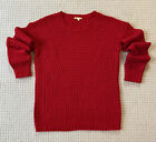 New Womans Gianni Bini Red Pullover Sweater Size L