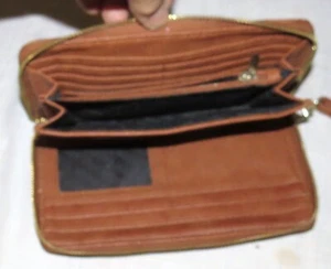 Steve Madden Brown Faux Leather Zip-around Wallet - Picture 1 of 2