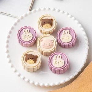 Animal Pattern Shape Design Mooncake Mold Press Mooncake Stamps for Mid-Autumn - Picture 1 of 8