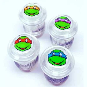 LED 12V White Teenage Mutant Ninja Turtles Buttons - Picture 1 of 7
