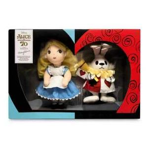 Disney Store Alice in Wonderland Mary Blair Soft plushToy Set new boxed (C3) - Picture 1 of 2