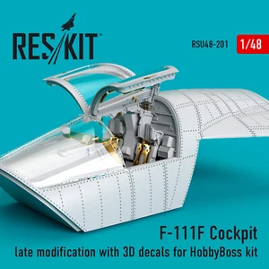 Reskit RSU48-0201 1:48 F-111F Cockpit Late Modification + 3D Decals HobbyBoss - Bild 1 von 1