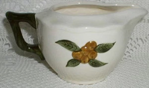 Crema pintada a mano de frutas esculpidas de cerámica Stangl COMO NUEVA - Imagen 1 de 1