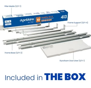 Aprilaire 1413 Upgrade Kit + 413 Filter Merv13 Allergy Filter Model 2400/2140 - Afbeelding 1 van 12