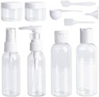 Travel Pump Bottle Liquid Hand Wash Spray 100ml Toiletry Set Leak-Proof 10 Pcs