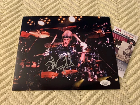 Stewart Copeland Signed 8 X 10 Photo JSA Authentication COA The Police Drummer Cover