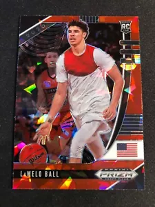 Lamelo Ball 2020 Panini Draft Picks Red Cracked Ice RC - Picture 1 of 1