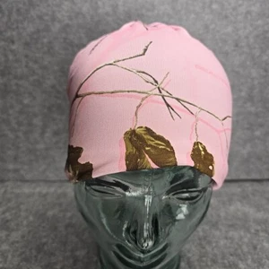 Real Tree Beanie Hunting Cap Hat Pink Camo Camoflauge Lined Womens Oak - Picture 1 of 8