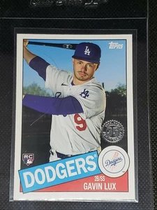 2020 Topps Update Series GAVIN LUX RC #85TB-19 LA Dodgers '85 ANNIVERSARY ROOKIE - Picture 1 of 2