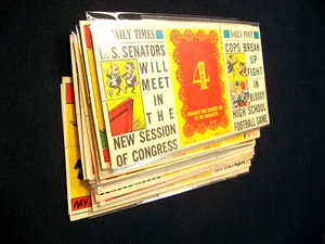 1963 Topps VALENTINE FOLDEES cards QUANTITY U PICK AS NEEDED FOR YOUR SET - Bild 1 von 9