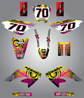 Full Custom Graphic Kit Honda CRF 80 - 2002 / 2011 Neon style stickers / decals