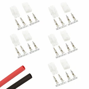 5 x Pares RC Tamiya 7.2V Conector de Batería Grande + Retráctil Coche Buggy Camión - Imagen 1 de 1