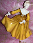 Royal Doulton Kirsty HN 4783 Pretty Ladies Figurine Gold Dress