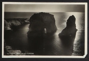 LÍBANO-LIBAN-LIBANO 105-Beyrouth -Gruta de las Palomas (Foto Real (RPPC) - Imagen 1 de 2