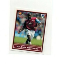 Merlin Premier League Quiz collection stickers 2005 No 219 Shaun Newton West Ham