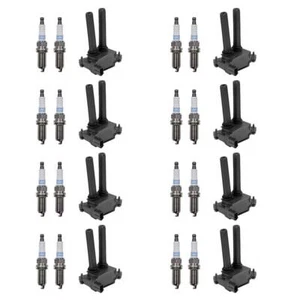 8 AD Ignition Coils + 16 Denso PKH16TT Platinum TT Spark Plugs + For Dodge 09-16 - Picture 1 of 3