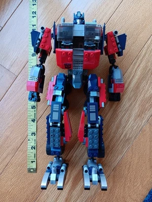 Transformers Optimus Prime KREO Figure Built 11" Tall KRE-O - Image 1 of 2