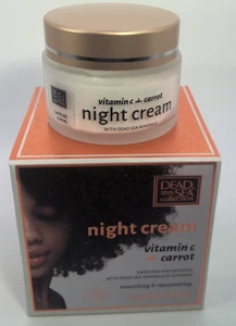 Dead Sea Collection Night Cream with Vitaman C Carrot Nourishing & Rejuvenating - Picture 1 of 4